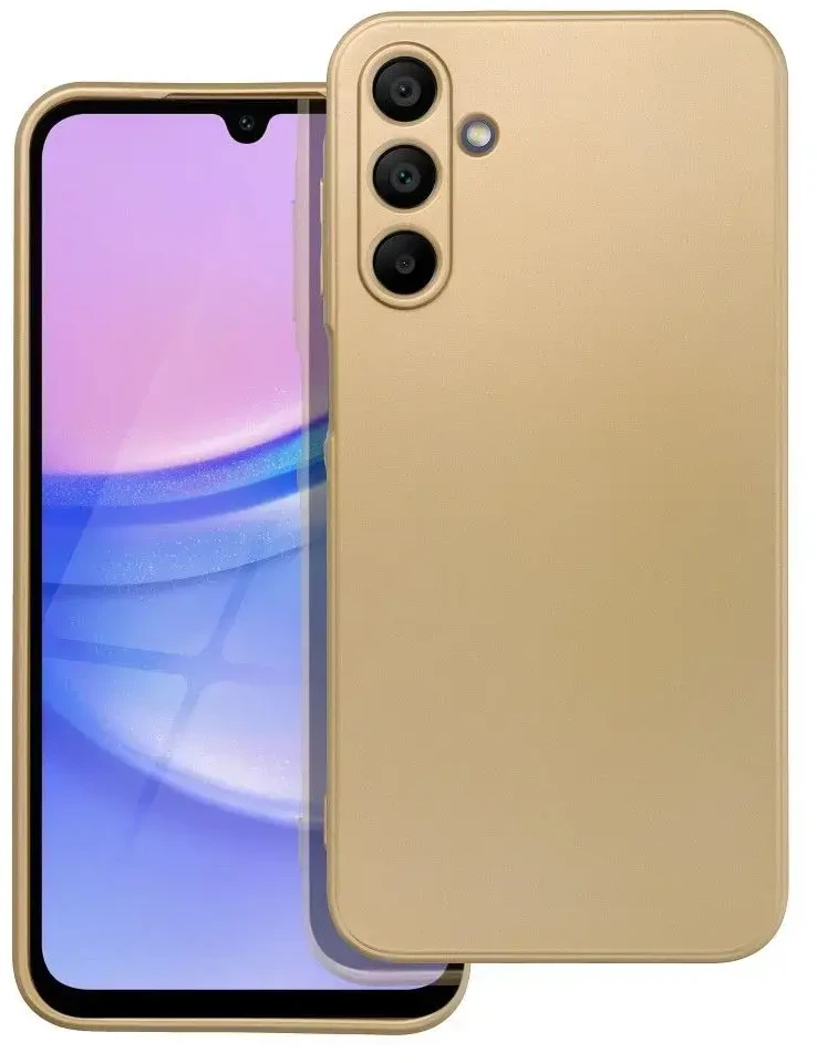 Oem METALLIC Dėklas skirtas Samsung Galaxy A15 5G / A15 4G aukso spalvos