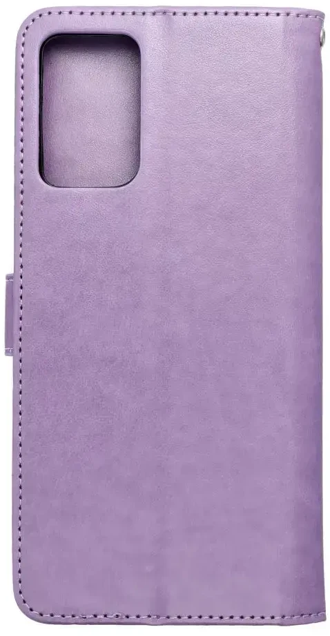 OEM atverčiamas dėklas Motorola G06 Mezzo Book sapnų gaudyklė violetinė spalva