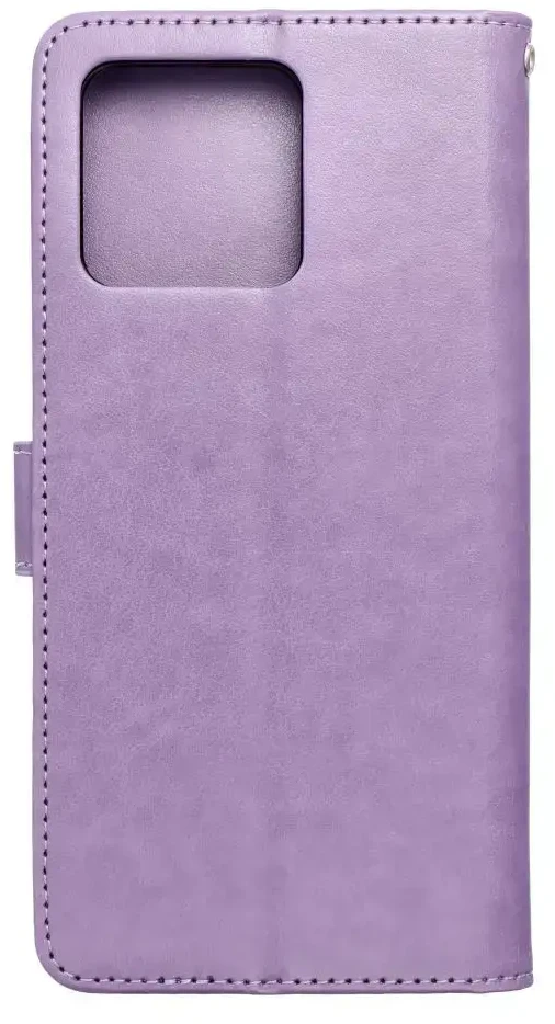 OEM atverčiamas dėklas Motorola G56 Mezzo Book sapnų gaudyklė violetinė spalva