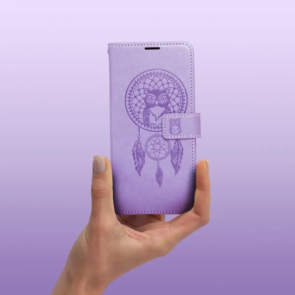 Forcell Oem MEZZO Book dėklas skirtas Xiaomi Redmi 9C / 9C NFC dreamcatcher violetinės spalvos