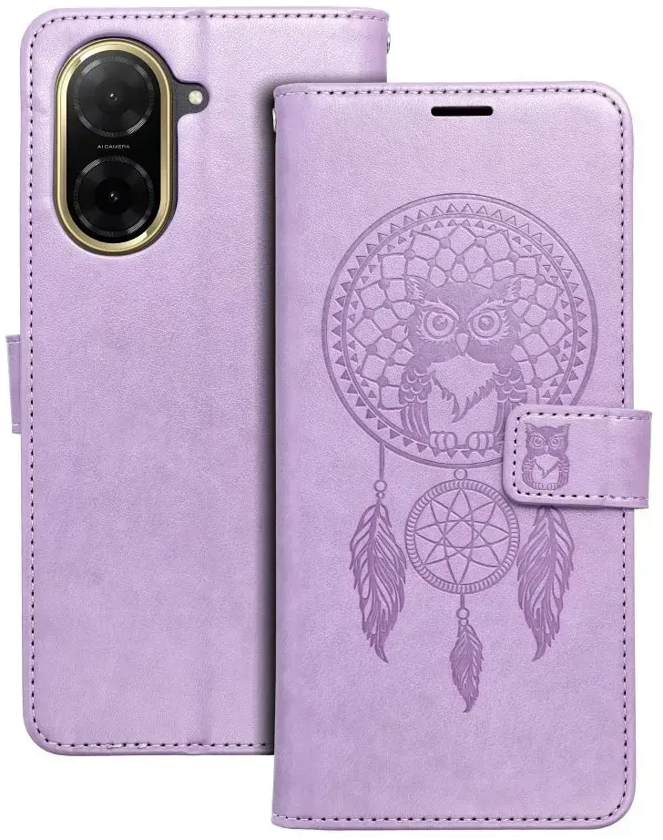 Oem Dėklas su klapką na Xiaomi Redmi A5 ( 173,3 x 79,4 x 8,26) Mezzo Book łapacz snów violetinė