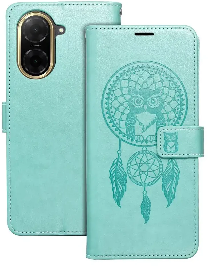 Oem Dėklas su klapką na Xiaomi Redmi A5 ( 173,3 x 79,4 x 8,26) Mezzo Book sapnų gaudyklė žalia