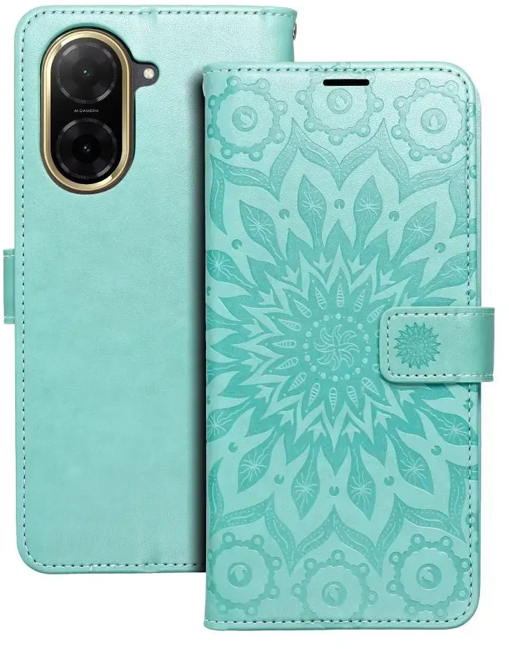 Oem Dėklas su klapką na Xiaomi Redmi A5 ( 173,3 x 79,4 x 8,26) Mezzo Book mandala žalia