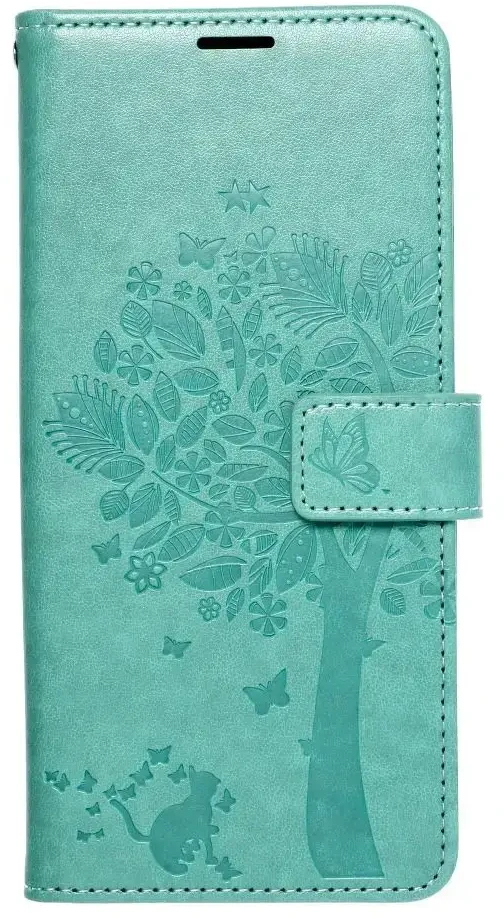 Forcell Oem MEZZO Book dėklas skirtas Xiaomi Redmi Note 10 Pro medžio žalios spalvos