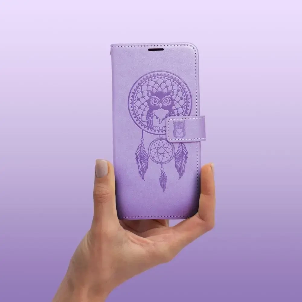 Oem Atverčiamas dėklas Xiaomi Redmi NOTE 15 5G Mezzo Book sapnų gaudyklė violetinė