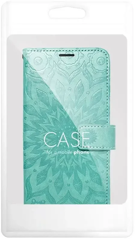 Forcell Oem MEZZO Book dėklas skirtas Xiaomi Redmi Note 11 Pro / 11 Pro 5G mandala žalios spalvos