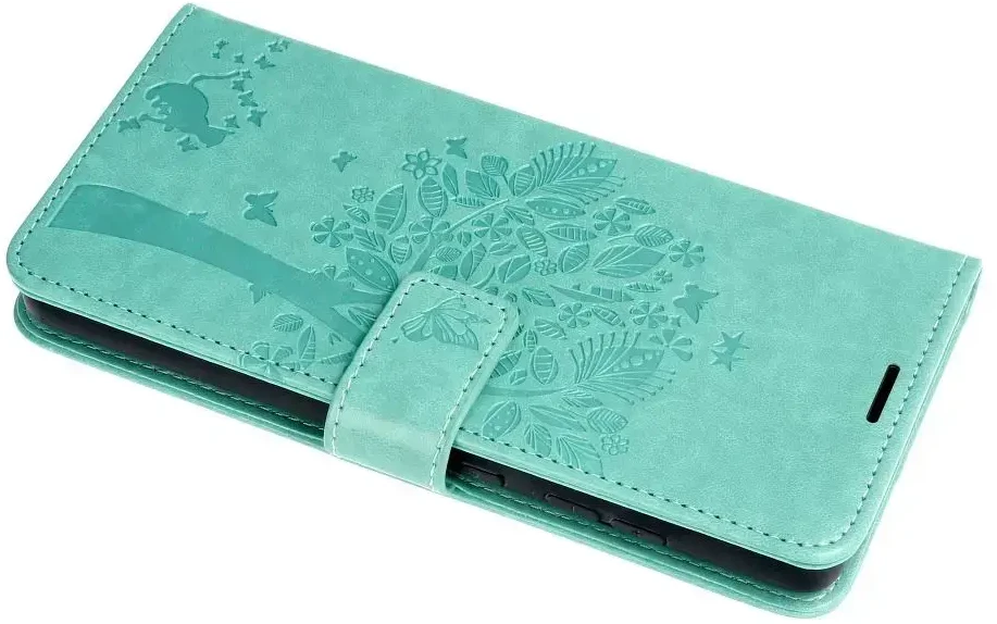 Forcell Oem MEZZO Book dėklas skirtas Xiaomi Redmi Note 10 Pro medžio žalios spalvos