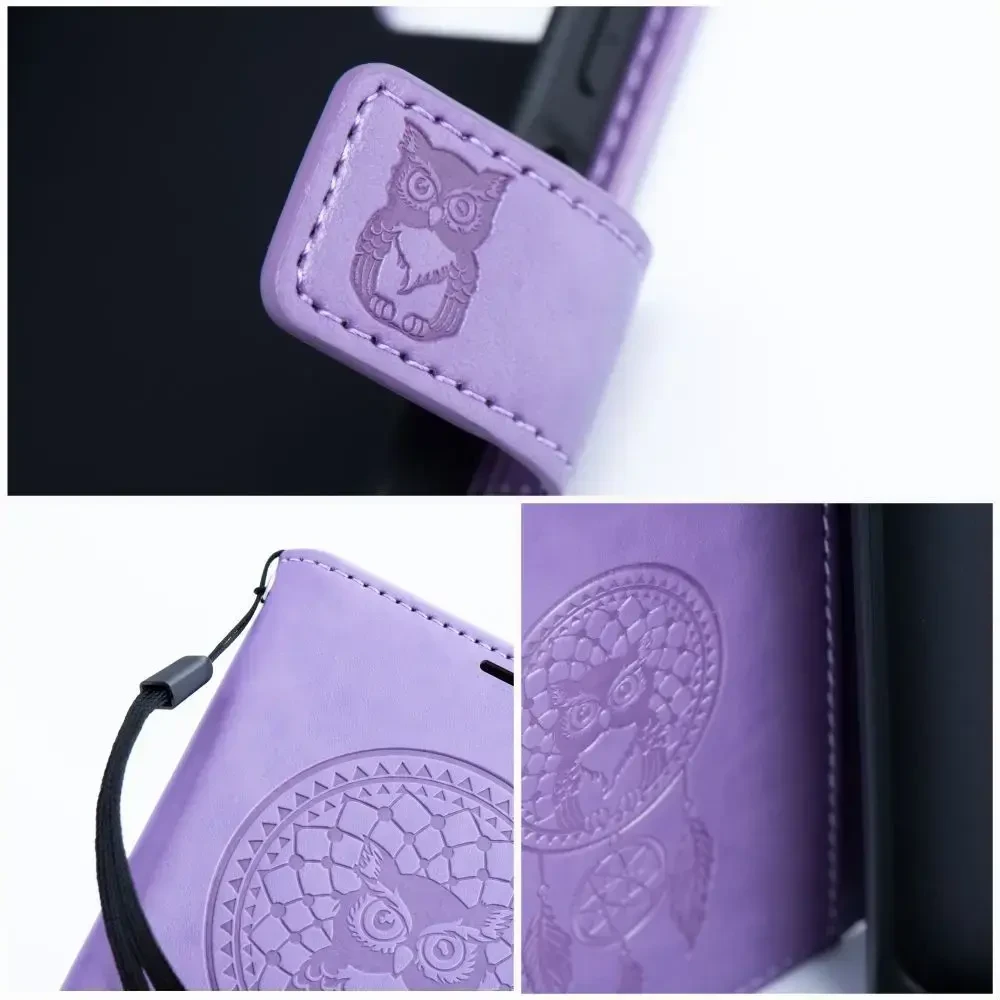 Oem Atverčiamas dėklas Xiaomi Redmi NOTE 15 5G Mezzo Book sapnų gaudyklė violetinė