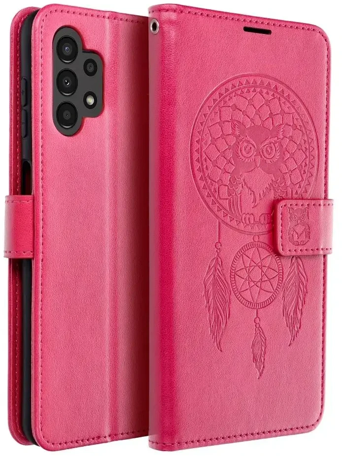 Oem MEZZO Book dėklas skirtas Samsung Galaxy A13 4G dreamcatcher magenta