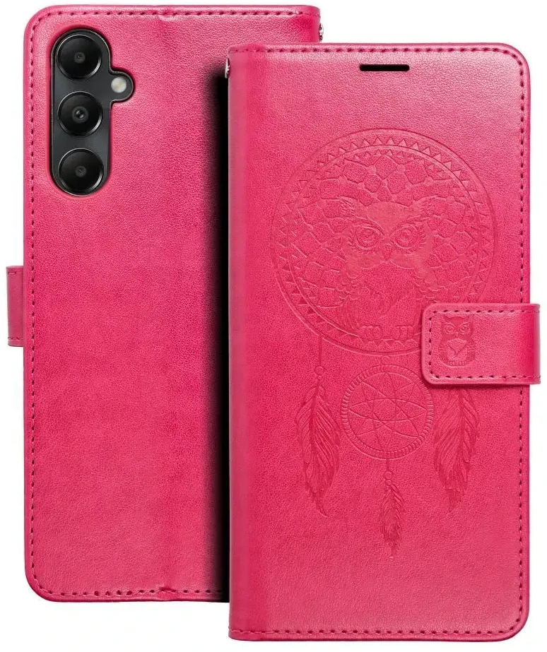 Oem MEZZO Book dėklas skirtas Samsung Galaxy A05s dreamcatcher magenta