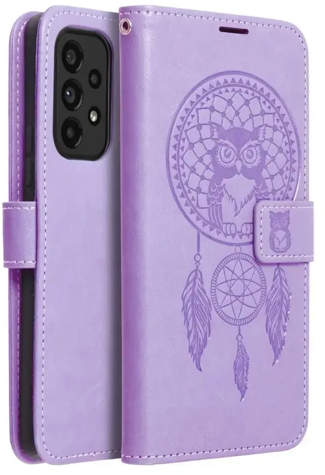 Forcell Oem MEZZO Book dėklas skirtas Samsung Galaxy A53 5G dreamcatcher violetinės spalvos