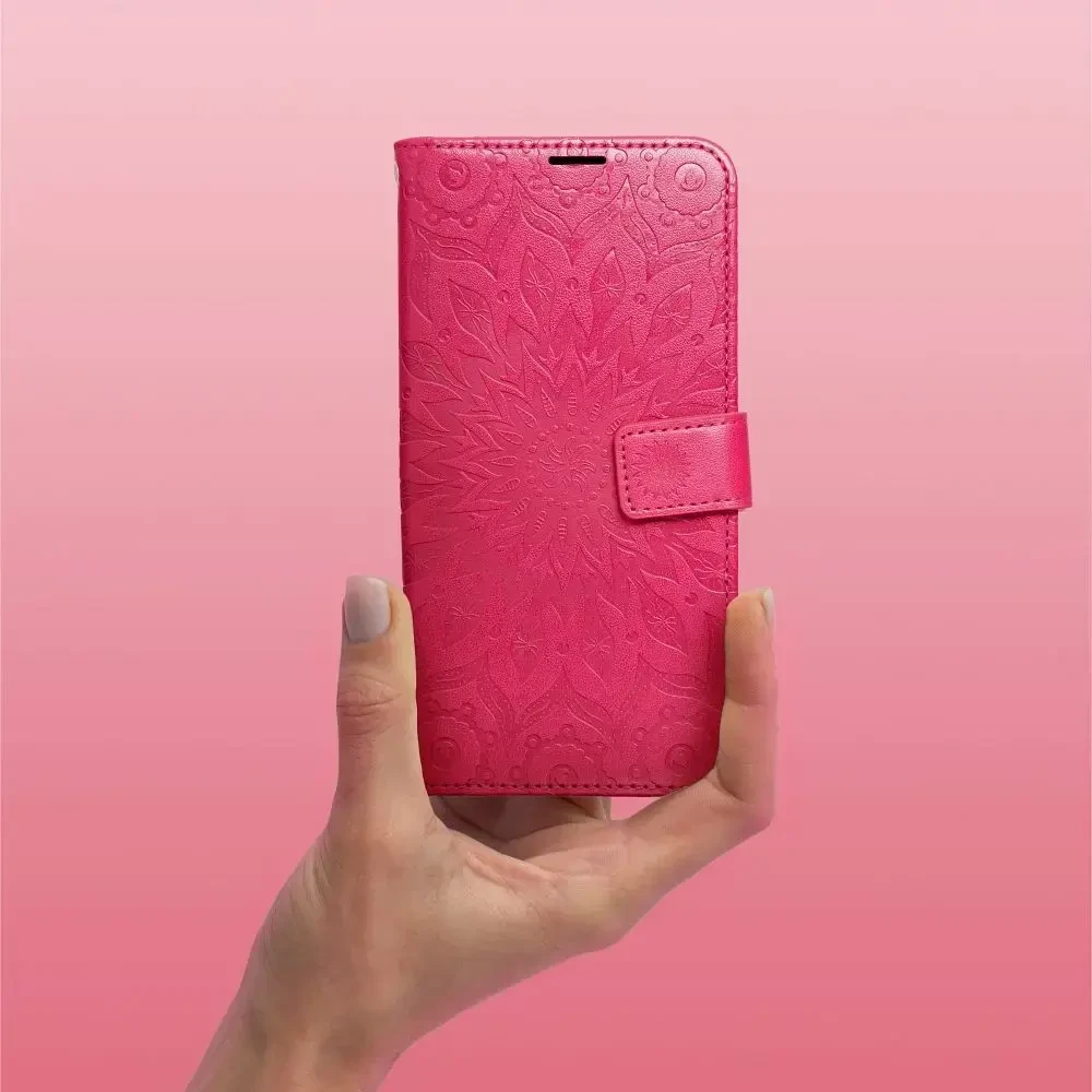 Oem Dėklas su klapką na Samsung A57 5G Mezzo Book mandala magenta