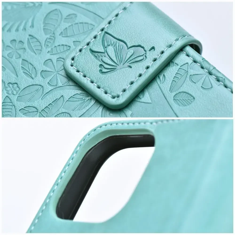 Dėklas Forcell Oem Flip case for iPhone 13 Mezzo Book medžio žalias