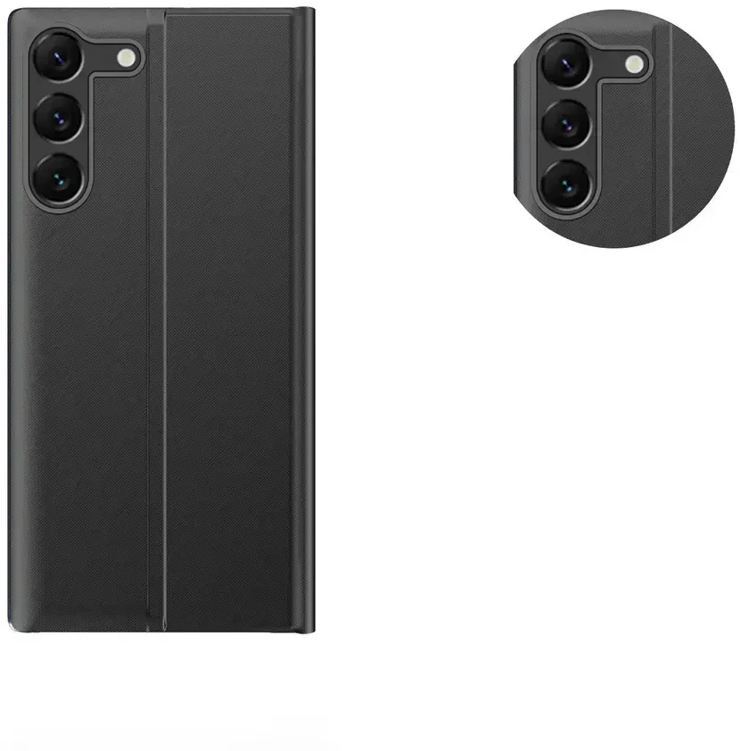 Hurtel New Sleep View Samsung S24 Plus atverčiamas – dėklas telefonui mėlynos spalvos