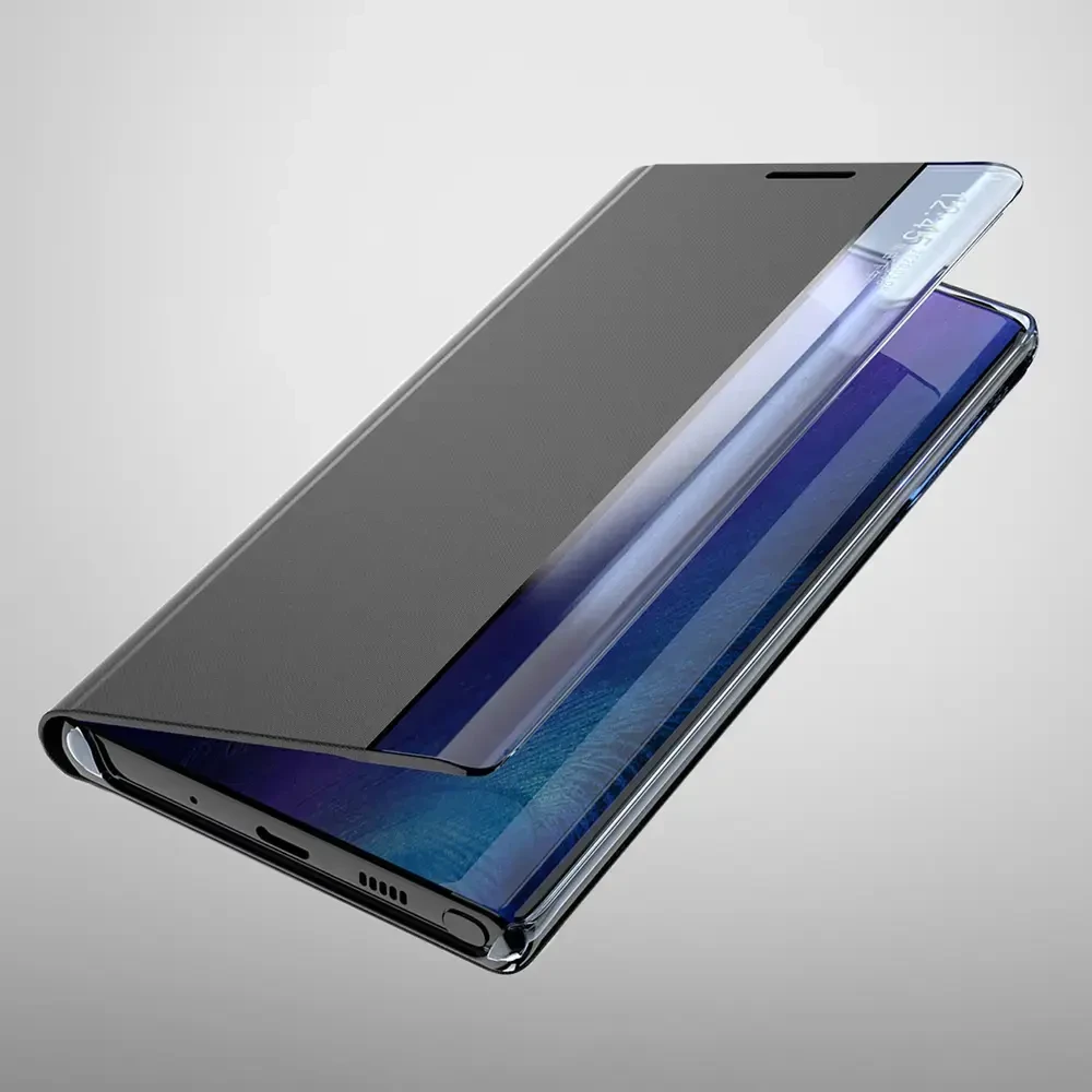 Hurtel New Sleep View Samsung S24 Plus atverčiamas – dėklas telefonui mėlynos spalvos
