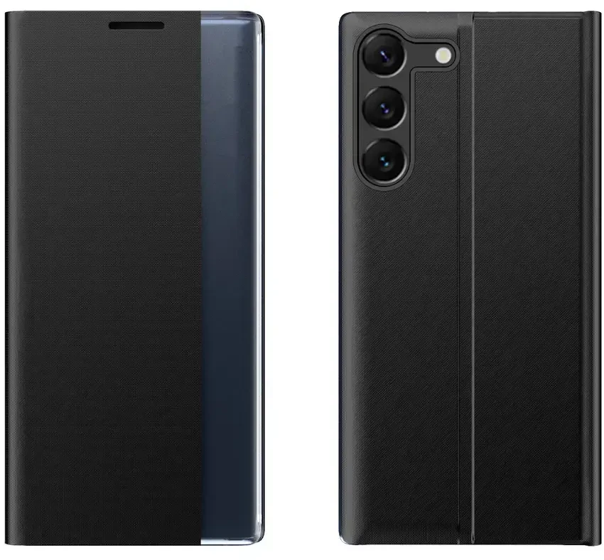 Hurtel New Sleep View Samsung S24 Plus atverčiamas – dėklas telefonui mėlynos spalvos