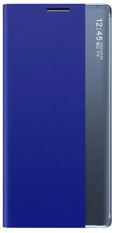 Nillkin New Sleep View atverčiamas su stoveliu Samsung Galaxy A35 – dėklas telefonui juodos spalvos