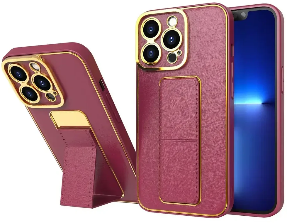 Hurtel New Kickstand dėklas skirtas iPhone 13 Pro Max, violetinis