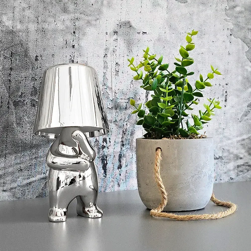 Oem Naktinė lempa Sidabrinis Man design G
