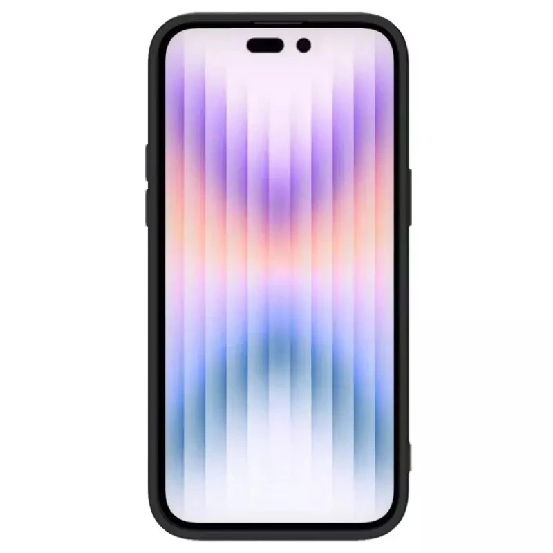 Dėklas Nillkin CamShield Silky Silicone Apple iPhone 15 Plus juodas