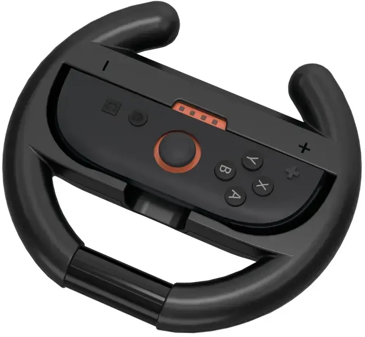 „Hurtel Nintendo Switch 2 Joy-Con“ lenktyninis vairas (2 vnt. pakuotė) – Juodas
