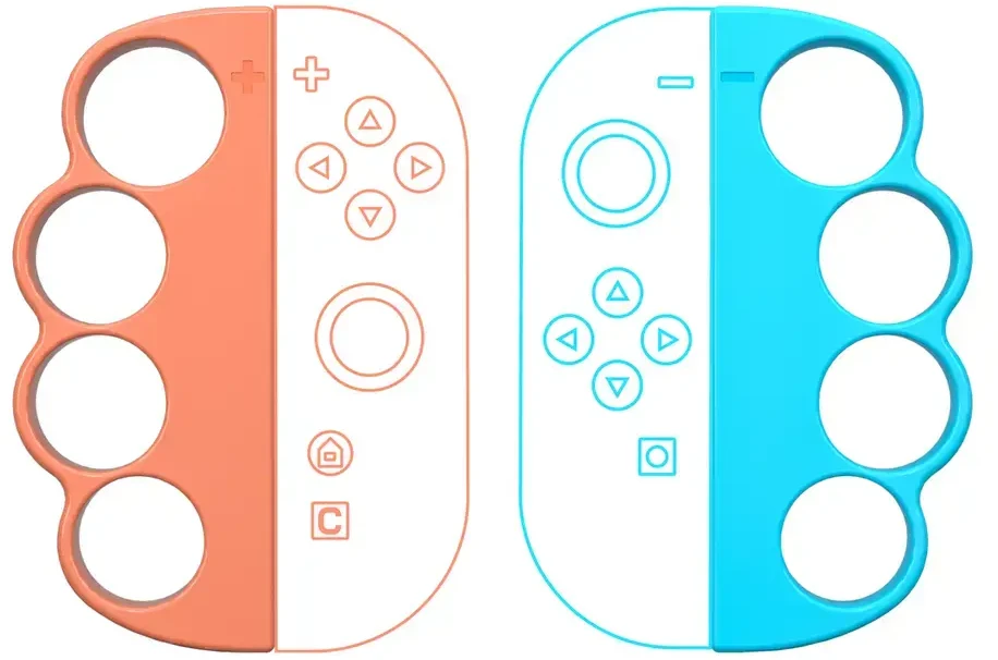 Hurtel Nintendo Switch 23-in-1 Family Priedas Pack 2 - Oranžinis and Mėlyna Set
