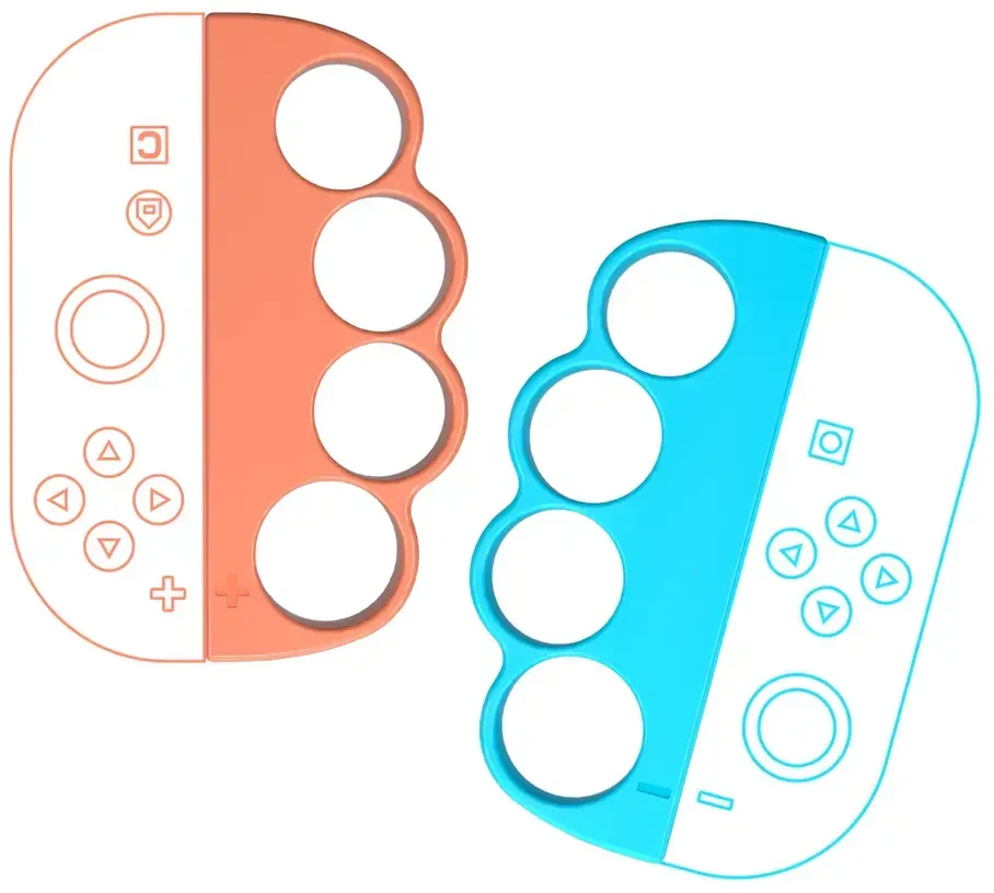 Hurtel Nintendo Switch 23-in-1 Family Priedas Pack 2 - Oranžinis and Mėlyna Set
