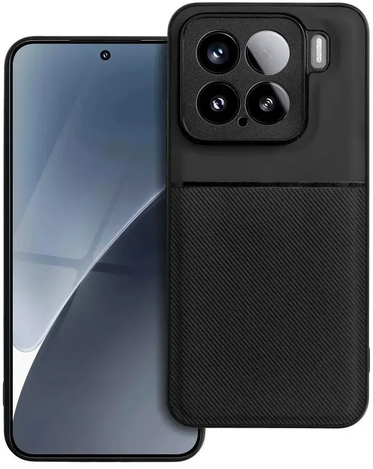 Forcell Oem NOBLE dėklas skirtas Xiaomi 15 juodos spalvos