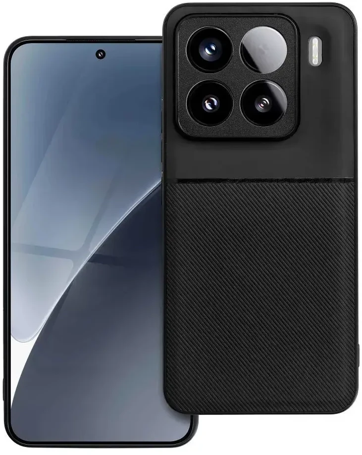 Forcell Oem NOBLE dėklas skirtas Xiaomi 15 PRO juodos spalvos