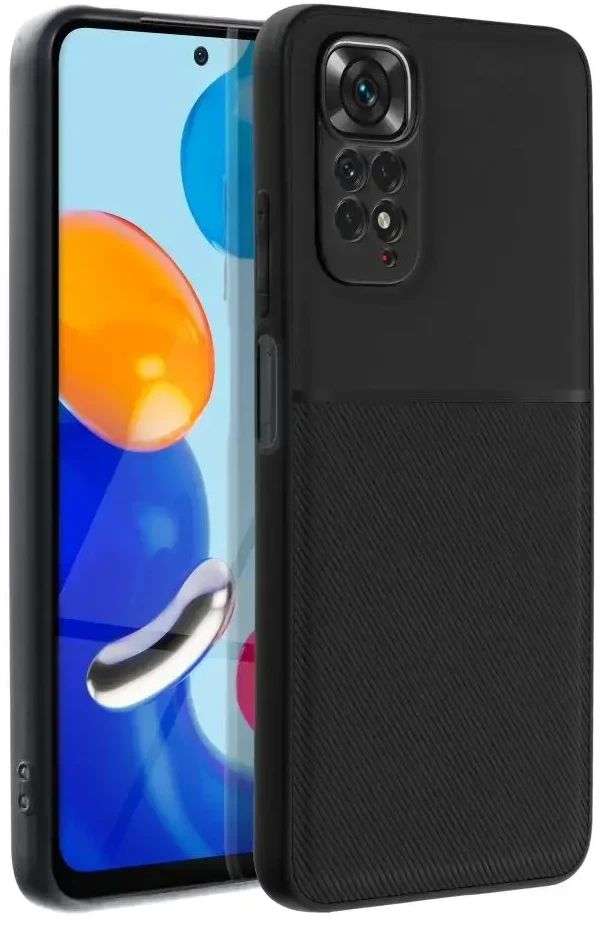 Forcell Oem NOBLE dėklas skirtas Xiaomi Redmi Note 11 / 11S juodos spalvos