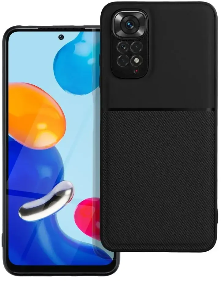 Forcell Oem NOBLE dėklas skirtas Xiaomi Redmi Note 11 / 11S juodos spalvos