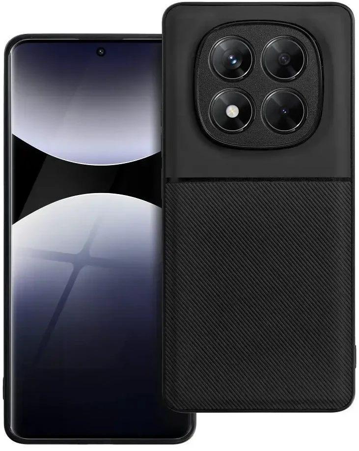 Forcell Oem NOBLE dėklas skirtas Xiaomi Redmi Note 14 PRO 4G juodos spalvos