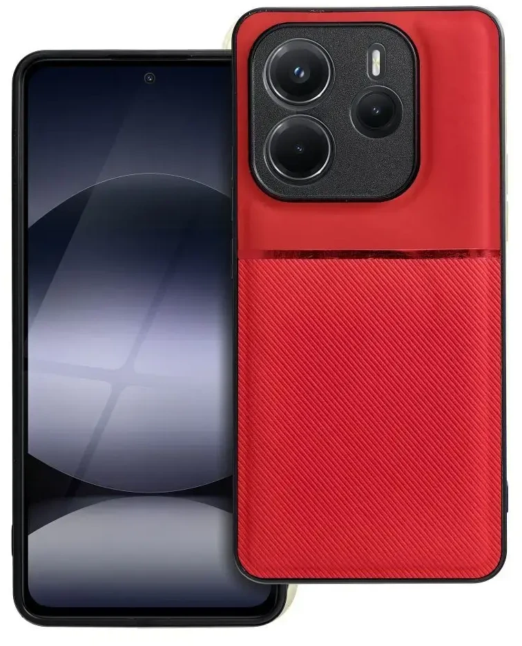 Forcell Oem NOBLE dėklas skirtas Xiaomi Redmi Note 14 5G red