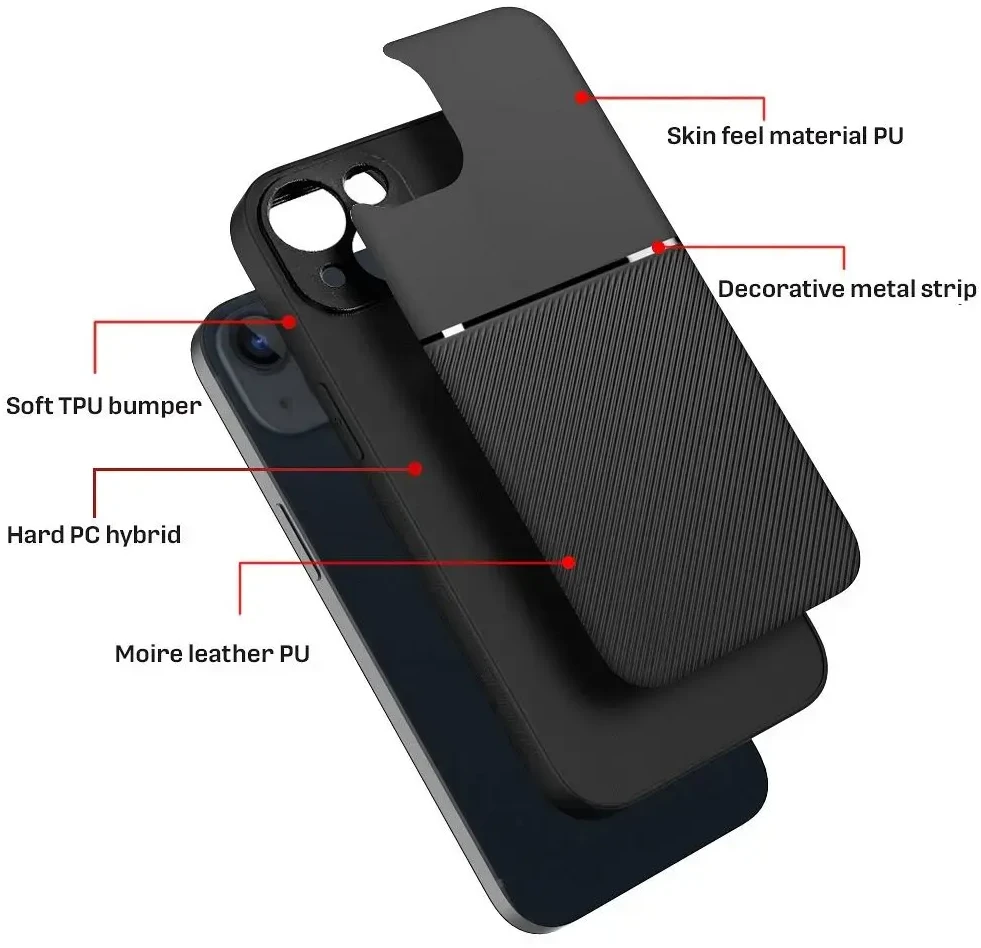 Dėklas Oem Case for iPhone 16 PLUS Noble juodas