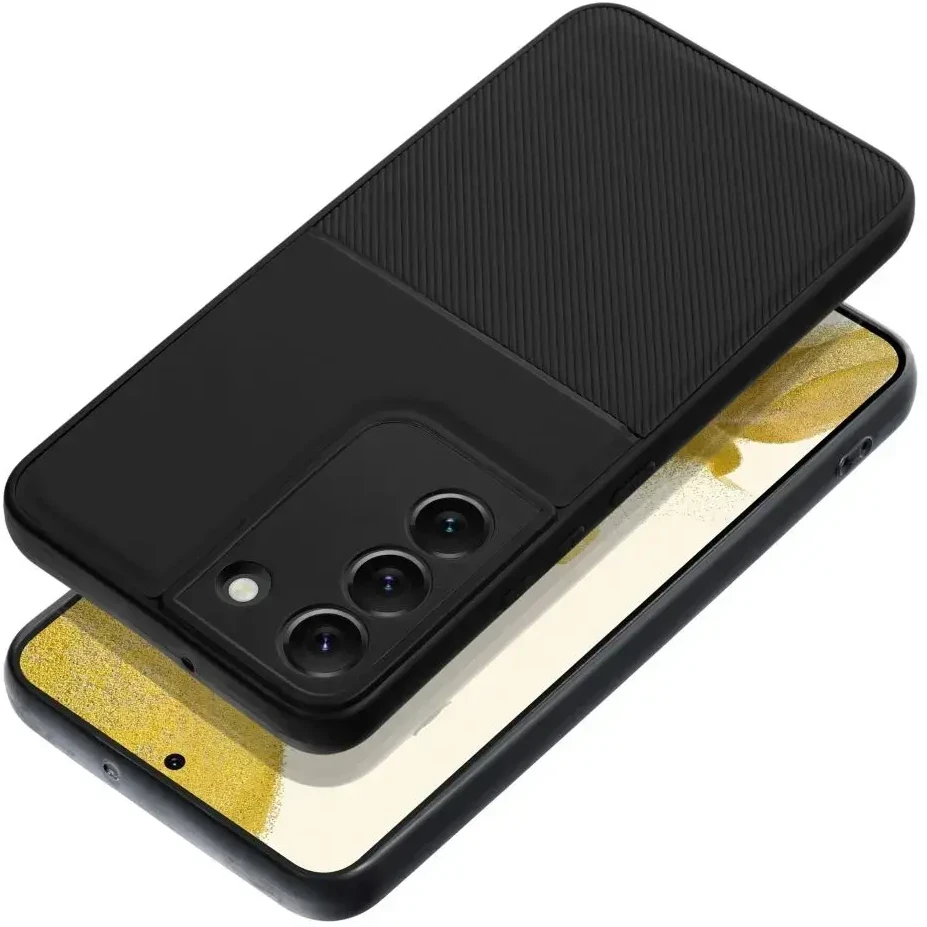 Oem NOBLE dėklas skirtas Samsung Galaxy S22 juodos spalvos