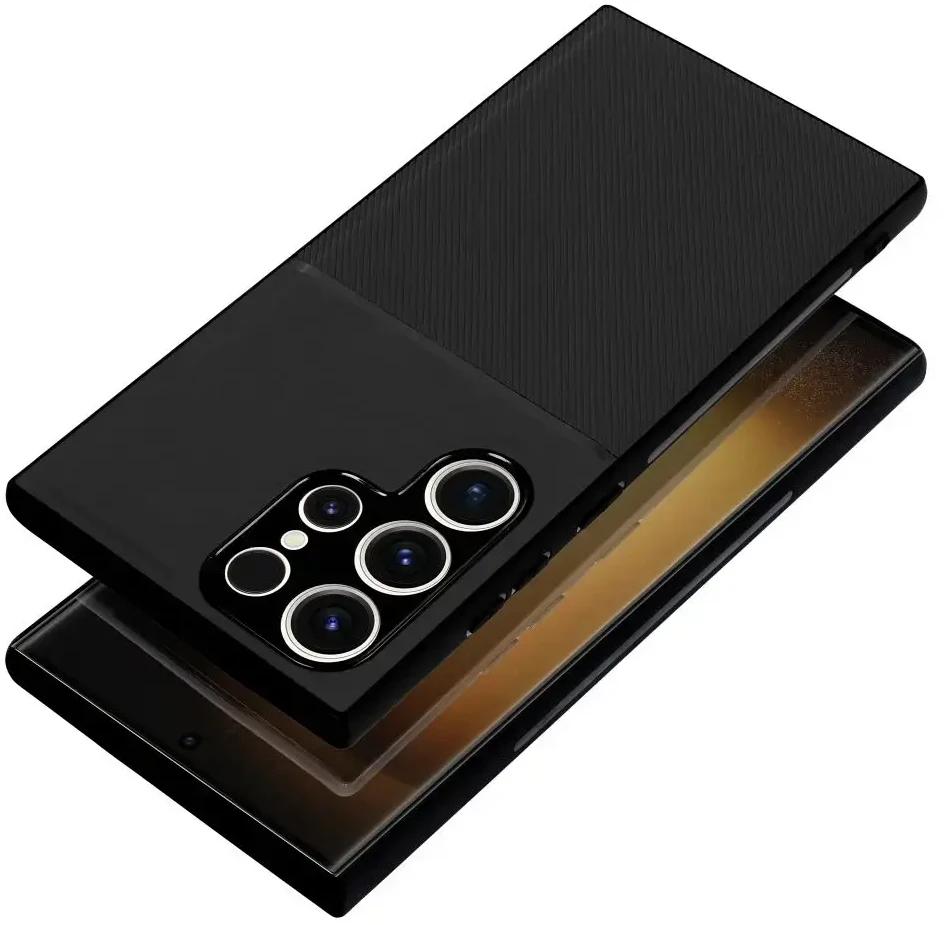Oem NOBLE dėklas skirtas Samsung Galaxy S23 Ultra juodos spalvos