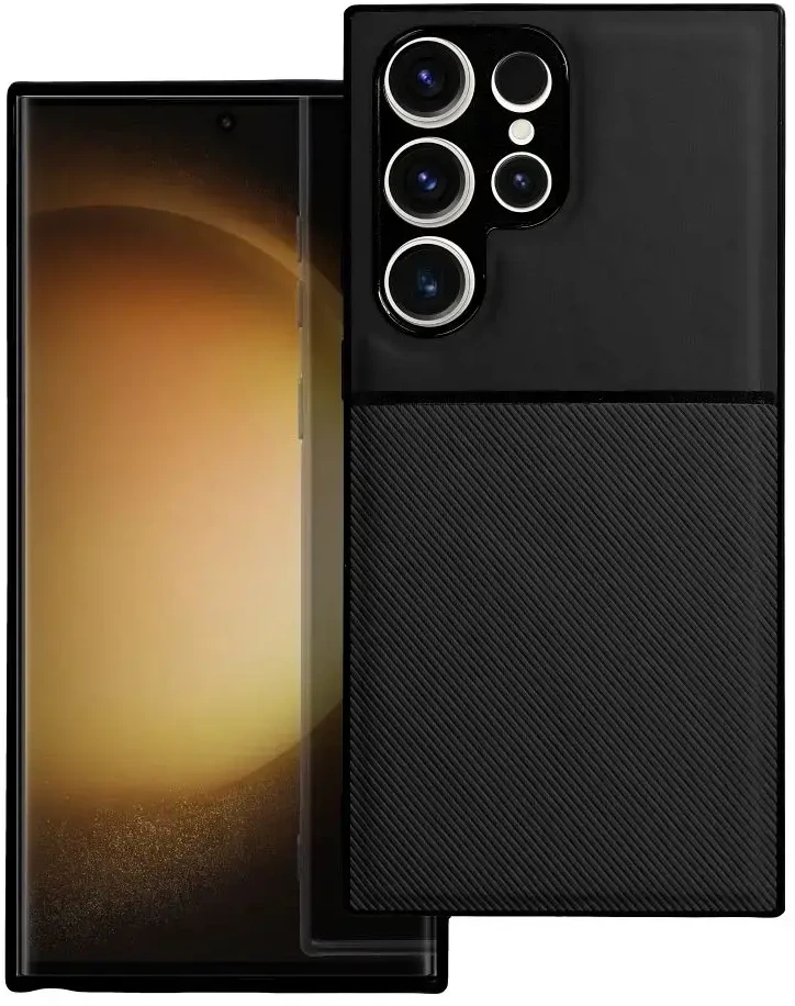 Oem NOBLE dėklas skirtas Samsung Galaxy S23 Ultra juodos spalvos