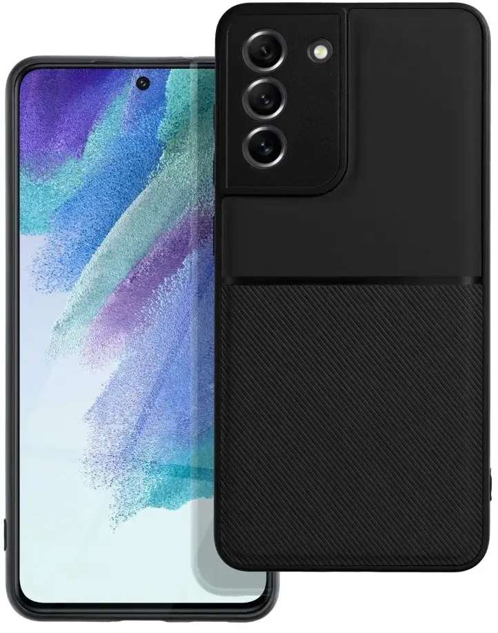 Oem NOBLE dėklas skirtas Samsung Galaxy S21 FE juodos spalvos