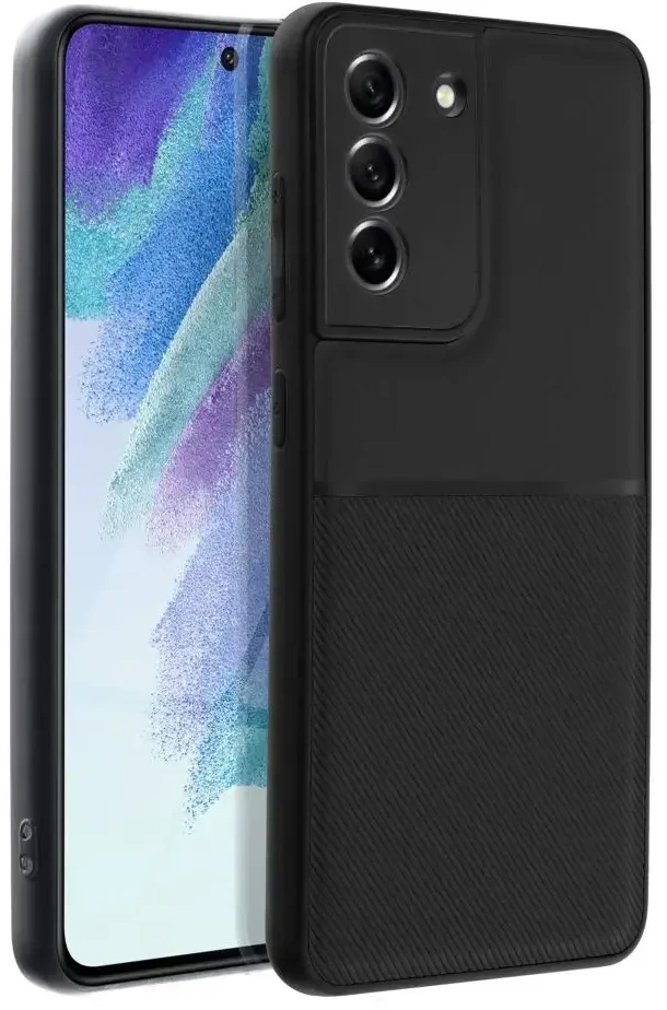 Oem NOBLE dėklas skirtas Samsung Galaxy S21 FE juodos spalvos