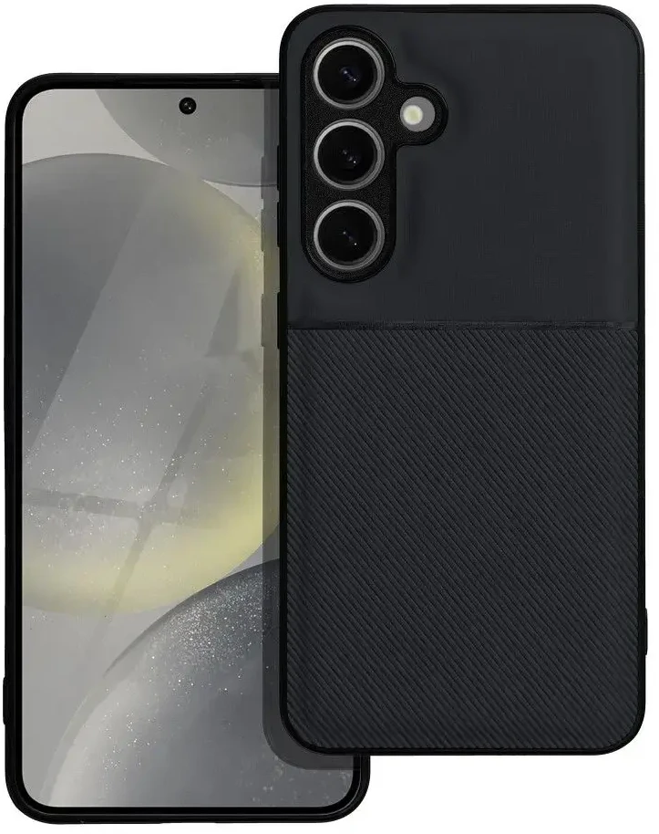 Oem NOBLE dėklas skirtas Samsung Galaxy S24 juodos spalvos