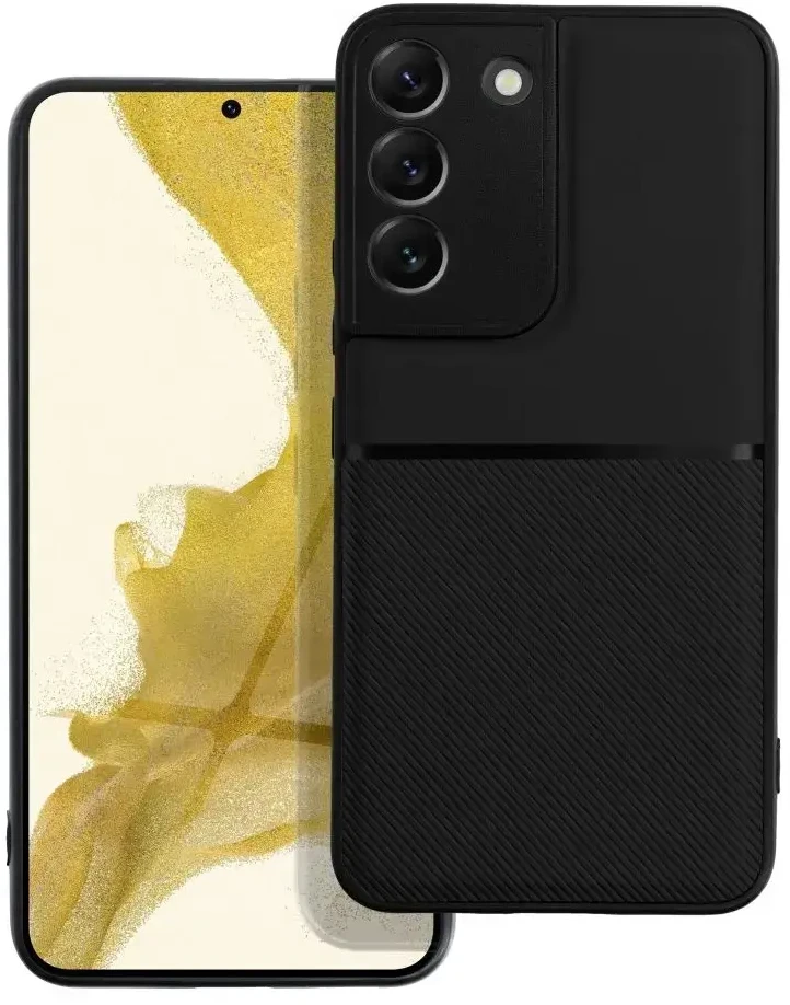 Oem NOBLE dėklas skirtas Samsung Galaxy S22 juodos spalvos