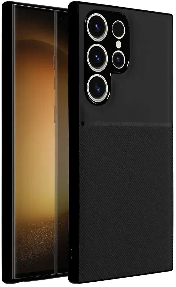 Oem NOBLE dėklas skirtas Samsung Galaxy S23 Ultra juodos spalvos