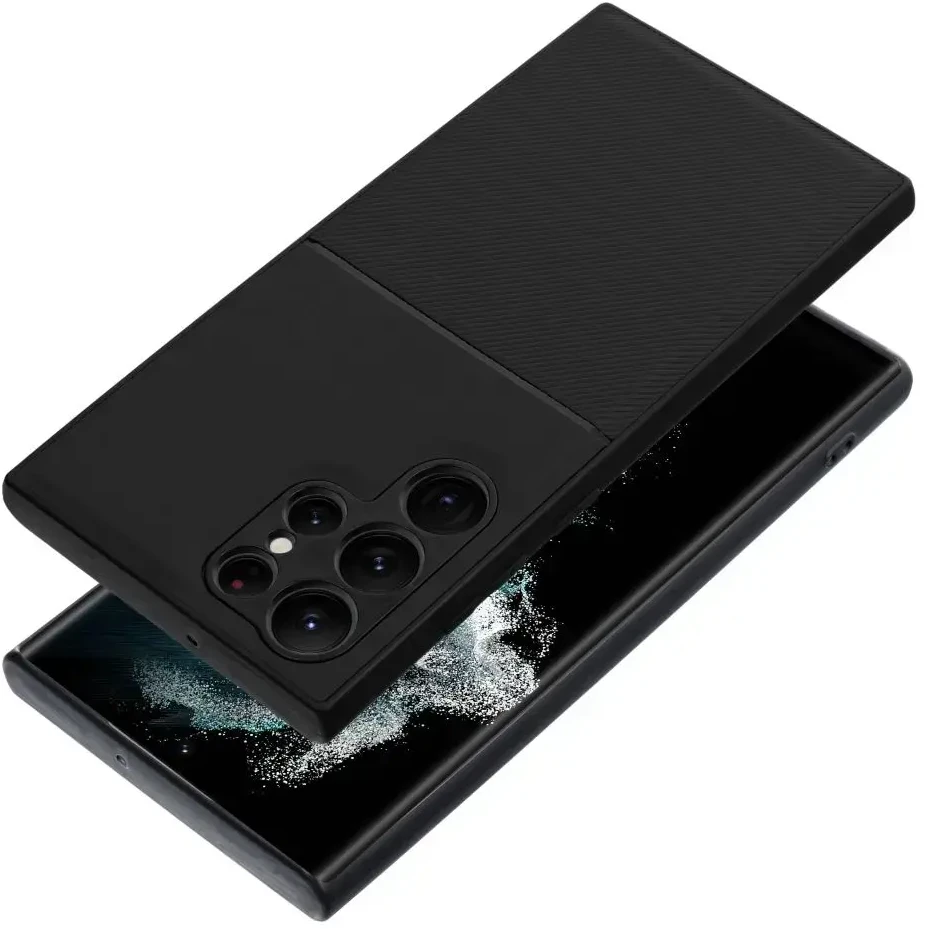 Oem NOBLE dėklas skirtas Samsung Galaxy S22 Ultra juodos spalvos
