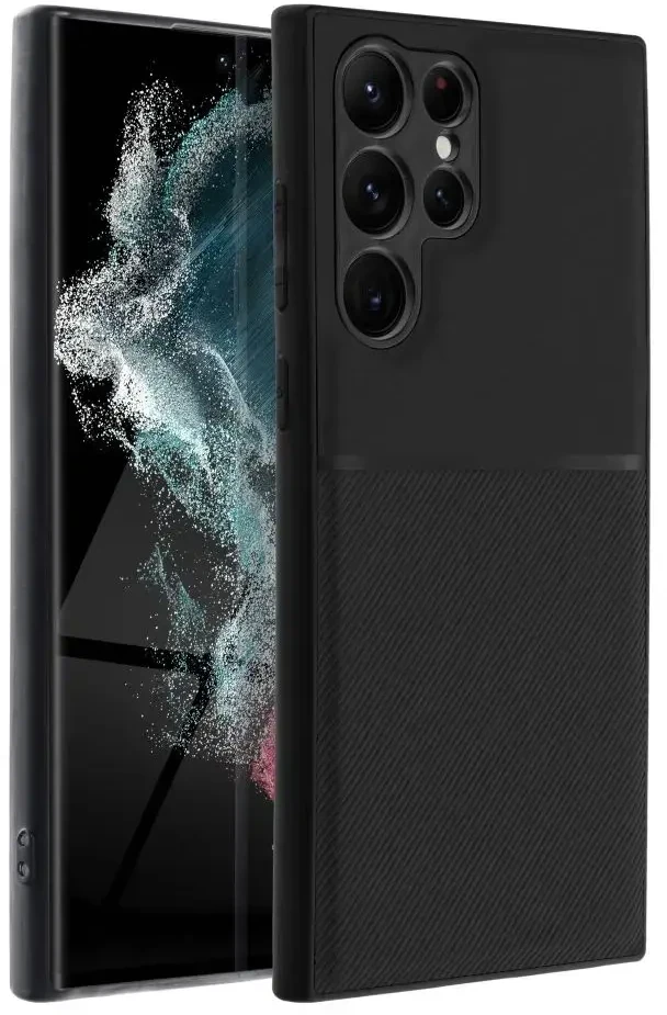 Oem NOBLE dėklas skirtas Samsung Galaxy S22 Ultra juodos spalvos