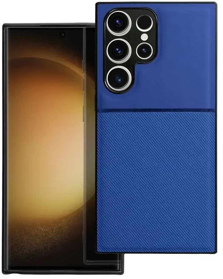 Oem NOBLE dėklas skirtas Samsung Galaxy S23 Ultra mėlynos spalvos
