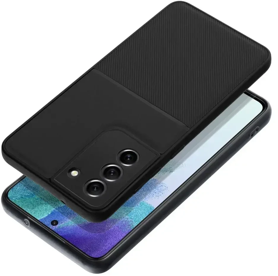 Oem NOBLE dėklas skirtas Samsung Galaxy S21 FE juodos spalvos