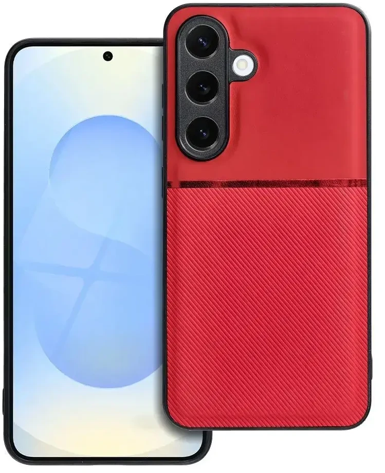 Forcell Oem NOBLE dėklas skirtas Samsung Galaxy S25 red