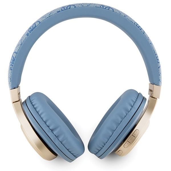 "Guess" "Bluetooth" ausinės GUBH604GEMB mėlynas 4G PU oda su metaliniu logotipu
