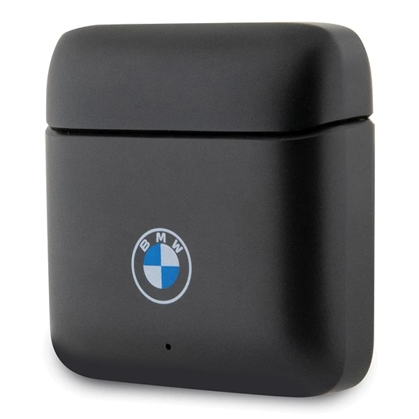 BMW Bluetooth ausinės BMWSES20AMK TWS + įkrovimo stotelė juodos spalvos Signature