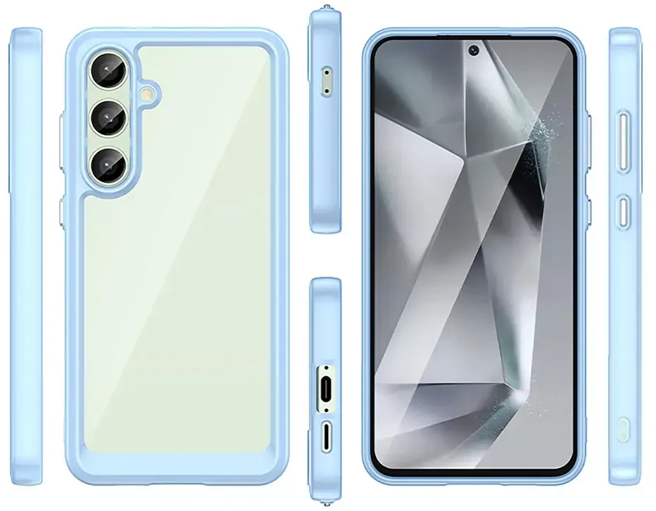 Hurtel Outer Space Case Samsung Galaxy S24 FE – dėklas telefonui mėlynos spalvos